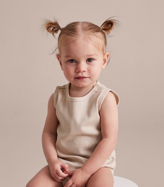 5 Pack Baby Organic Cotton Bodysuits