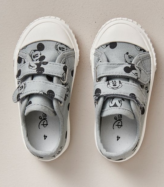 Baby Disney Mickey Mouse Double Strap Sneakers