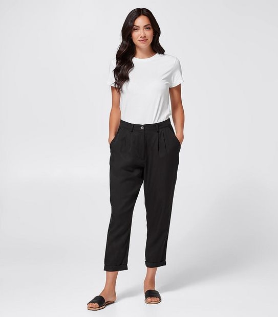 Tapered Pants - Black
