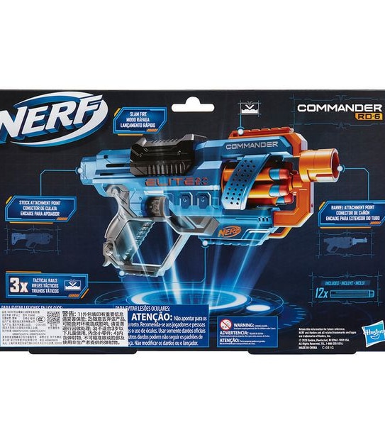 NERF Elite 2.0 - Commander RD6 Slamfire Blaster