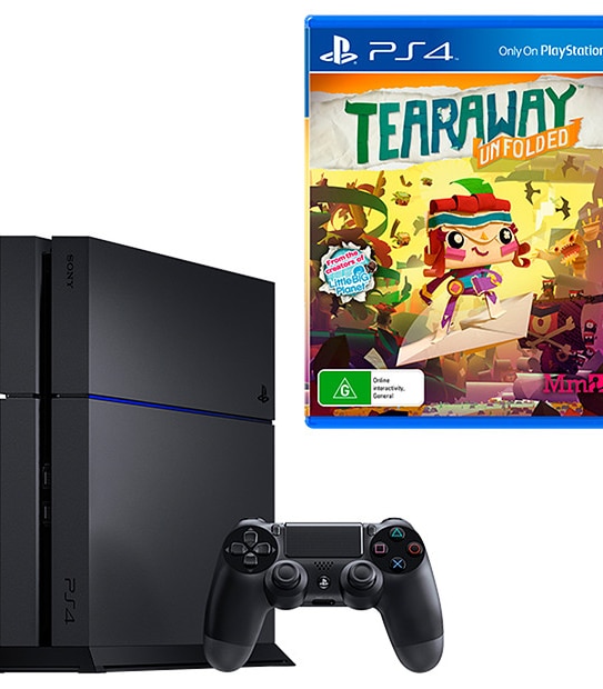 PlayStation&reg; 4 500GB Console & Tearaway Unfolded Bundle