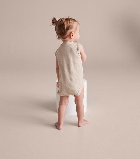 5 Pack Baby Organic Cotton Bodysuits