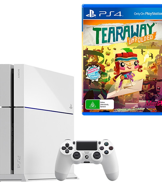 PlayStation&reg; 4 500GB Console & Tearaway Unfolded Bundle