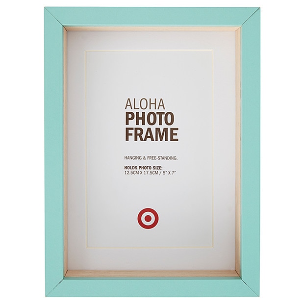 Aloha Photo Frame - 12.5 x 17.5cm - Blue Aloha Photo Frame - 12.5 x 17.5cm - Blue