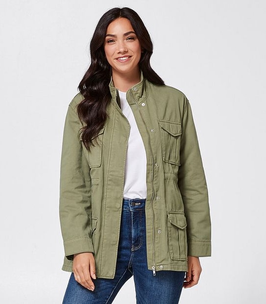 Utility Jacket - Khaki Green | Target Australia