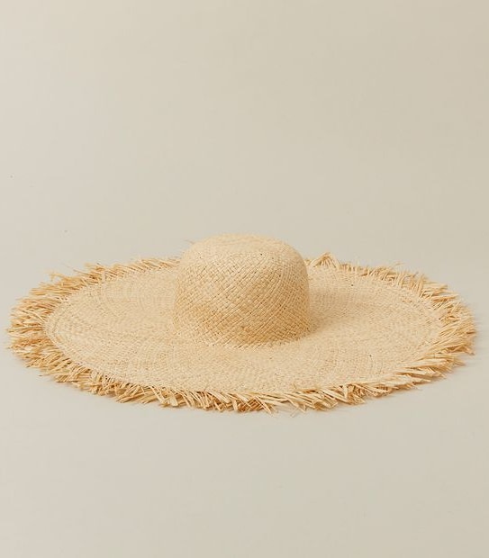 Frayed Edge Floppy Hat