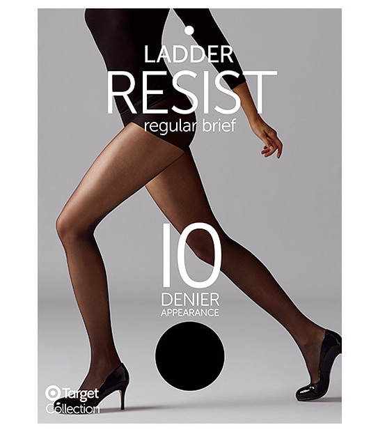 Ladder Resist Regular Pantyhose - Black