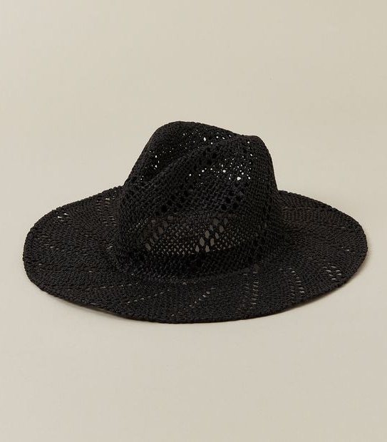 Mid Brim Crochet Straw Hat