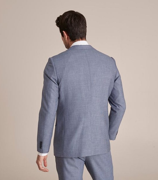 Preview Textured Chambray Suit Jacket