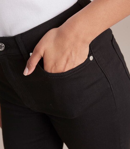 Alexa Straight High Rise Cropped Length Jeans  4 of 6