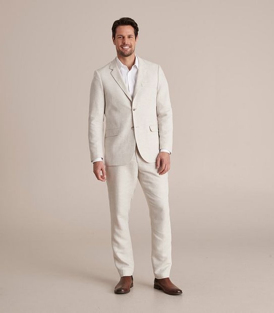 Preview Linen Blend Twill Suit Trousers