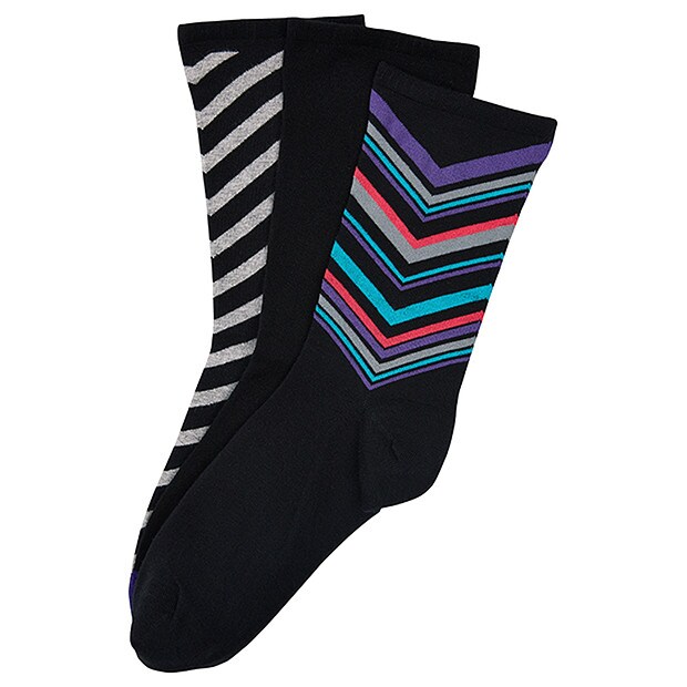 3 Pack All Day Fine Socks - Zig Zag 3 Pack All Day Fine Socks - Zig Zag