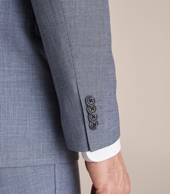 Preview Textured Chambray Suit Jacket