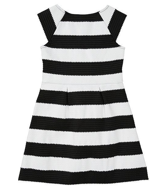 Textured Stripe Party Dress