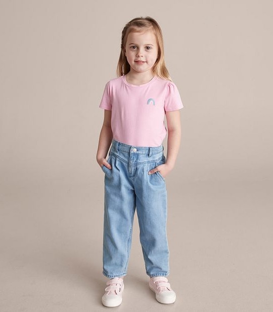 SE250887_04 SS EMROIDERED TEE RAINBOW PINK 3 of 6