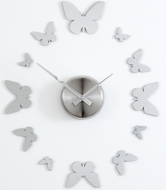 DIY Butterfly Wall Clock