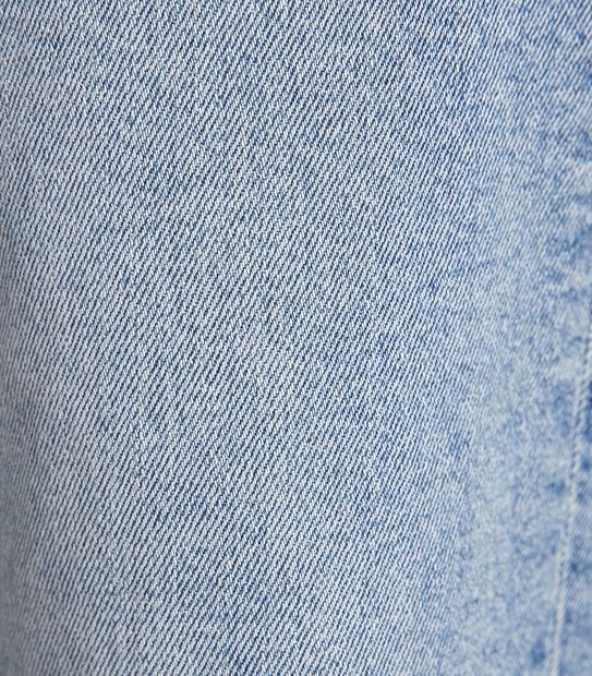 Kelsey Wide Leg High Rise Crop Length Denim Jeans