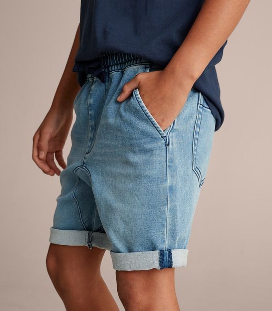 Wonder Denim Pull On Shorts