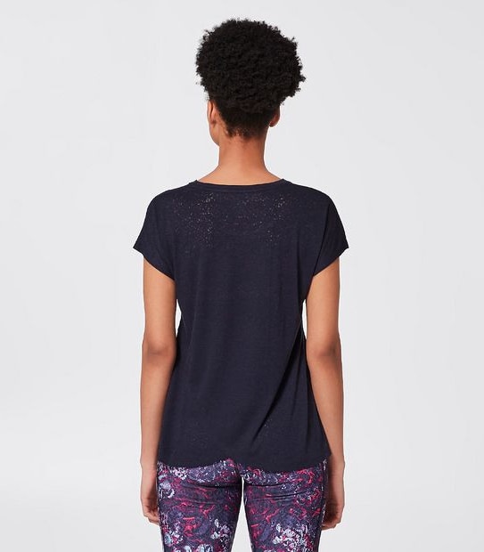Active Cap Sleeve T-Shirt - Navy Blue