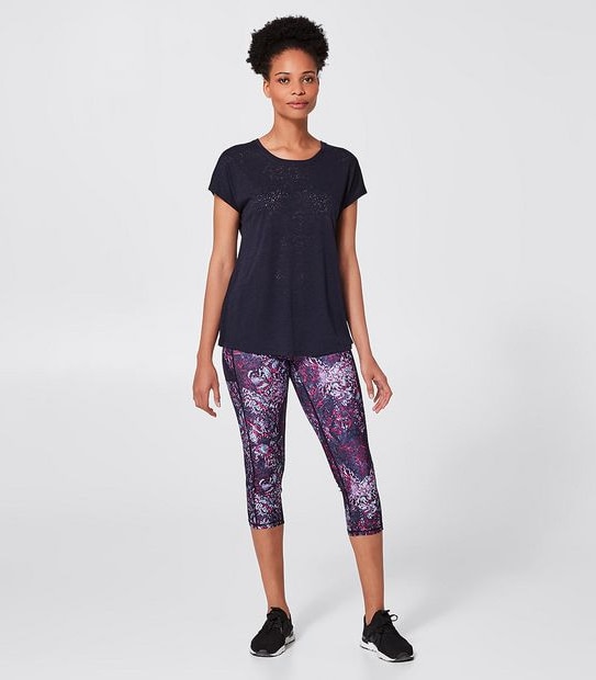 Active Cap Sleeve T-Shirt - Navy Blue