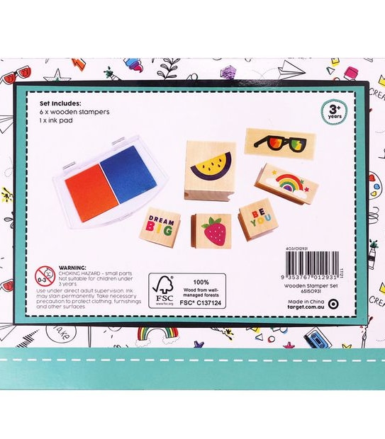 Wooden Stamper Set