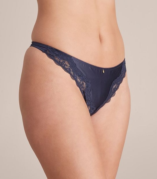 Preview Lace and Satin G-String Briefs; Style: X23081