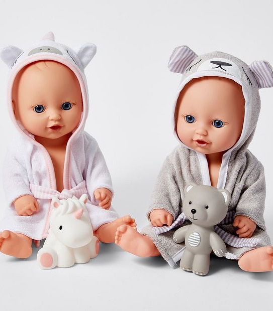 Nurture Me Baby Doll In Bath Robe Assorted