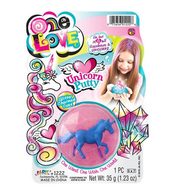 Glitter Unicorn Putty Assorted