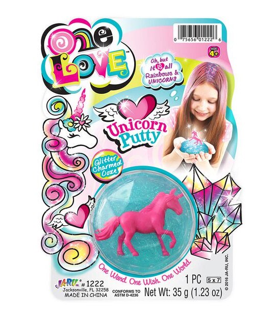 Glitter Unicorn Putty Assorted