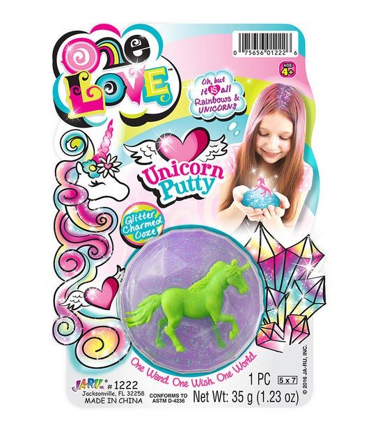 Glitter Unicorn Putty Assorted