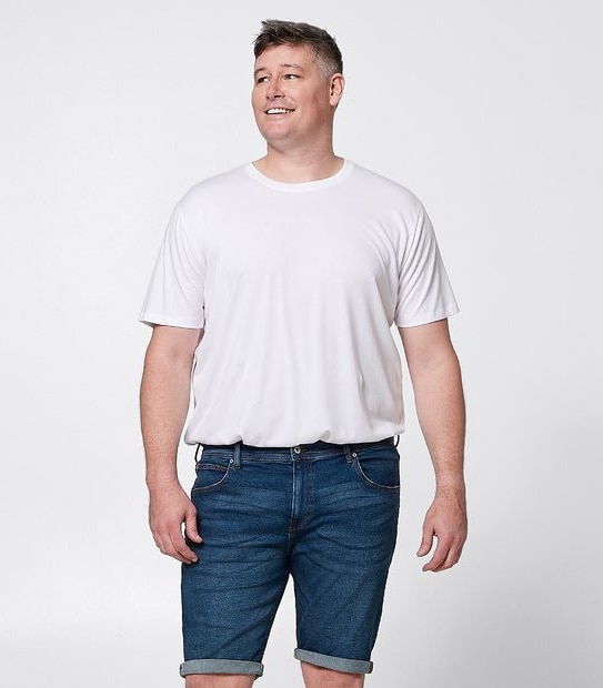 Mr Big Denim Shorts - Dark Blue