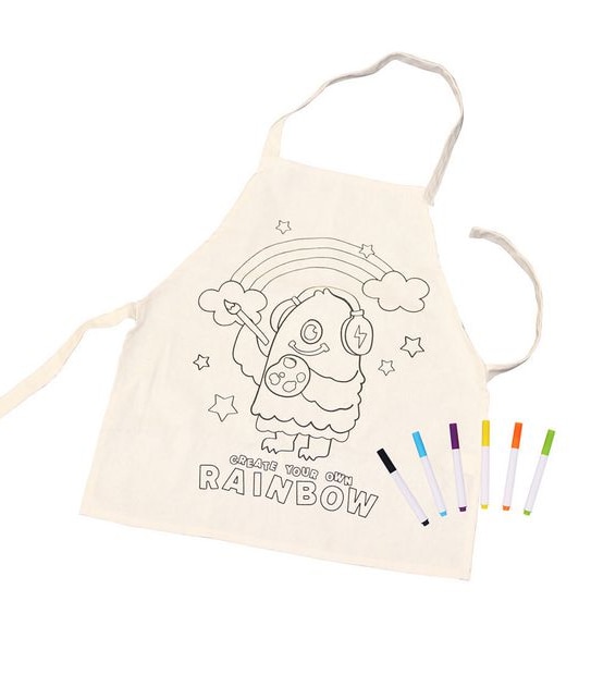 Colour Your Own Craft Apron