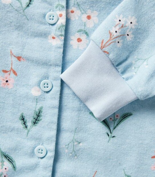 Organic Cotton Flannelette Floral Pyjama Set