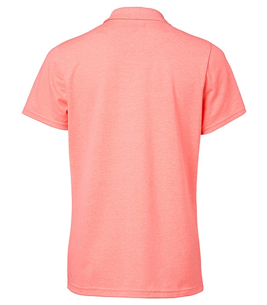 Active Polo Top - Neon Coral