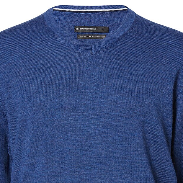 Fine Merino Wool V-Neck Jumper 