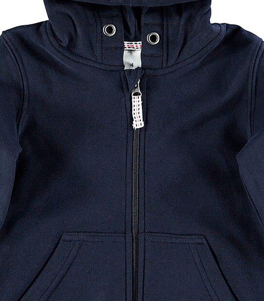 Plain Zip Through Hoodie 3 of 3