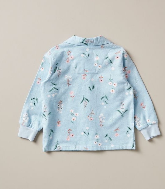 Organic Cotton Flannelette Floral Pyjama Set