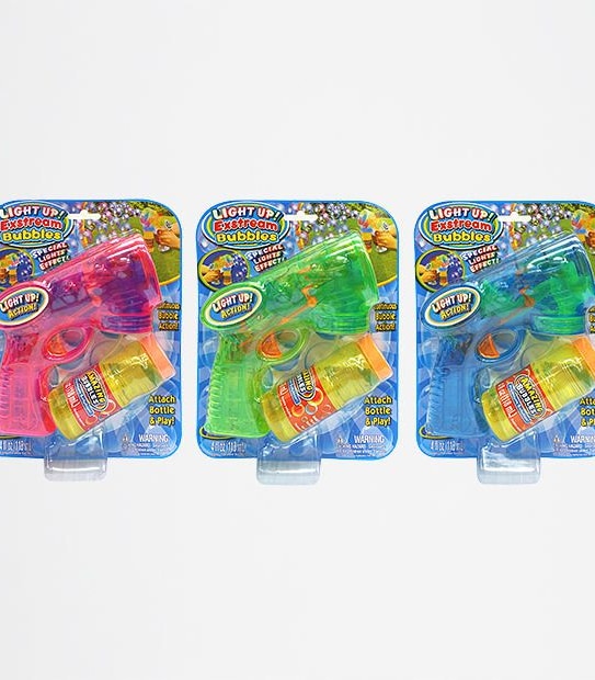 Light Up Bubble Gun Assorted