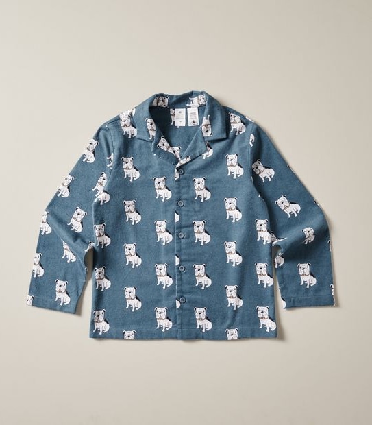 Kids Organic Cotton Bulldog Pyjama Set