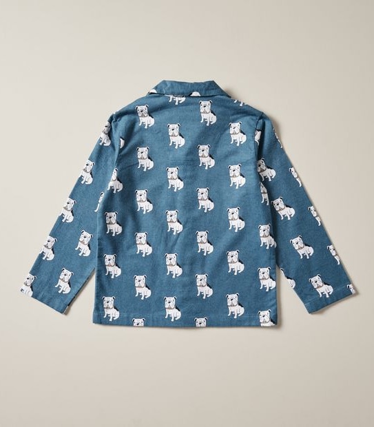 Kids Organic Cotton Bulldog Pyjama Set