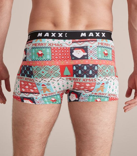 Maxx Flyfront Trunks - Christmas Wrapper