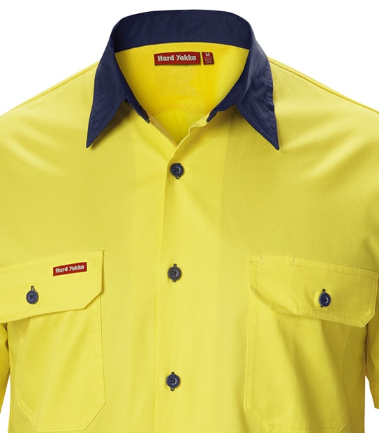 Hard Yakka Koolgear Hi-Visibility Shirt - Yellow