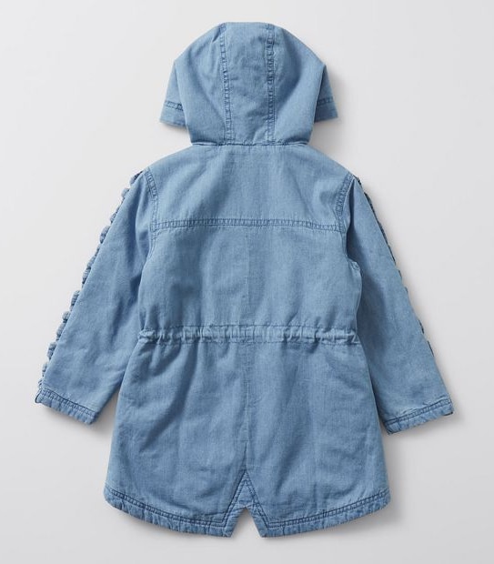 Tutu's & Tambourines Chambray Unicorn Parka
