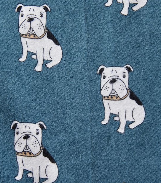Kids Organic Cotton Bulldog Pyjama Set