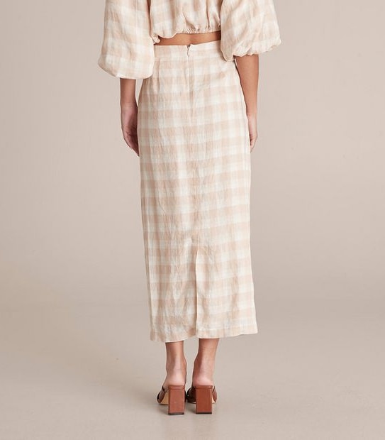 Preview European Linen Straight Maxi Skirt