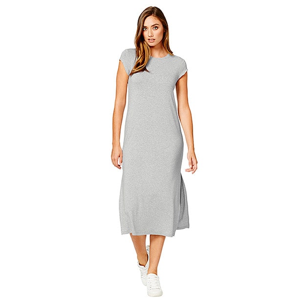 Jersey Maxi Dress - Light Grey