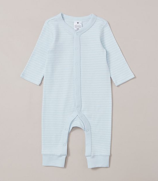 3 Pack Baby Organic Cotton Snap Coveralls 3 of 6