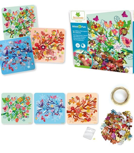 Sycomore Stick & Fun Seasons Maxi Sequins Kit
