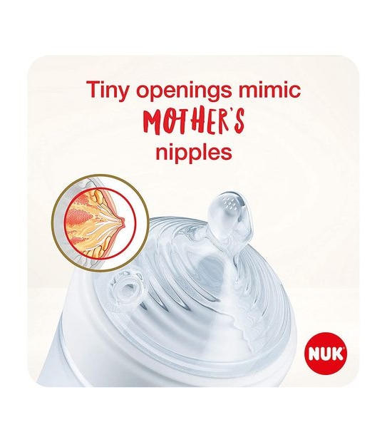 NUK Nature Sense Silicone Teat -  Large - 2 Pack