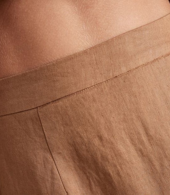 Preview European Linen Straight Maxi Skirt